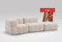 3 Teiliges Modulares Sofa – Beige Eeazi