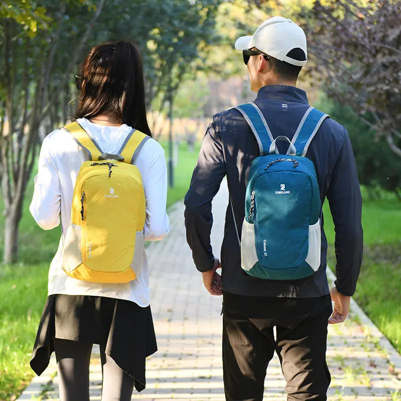 15L Outdoor Leisure Backpack Waterproof & Lightweight, Large Capacity Daypack for Hiking/Camping/Travel WAUTTON