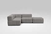 4 Teiliges Modulares Sofa – Grau Eeazi