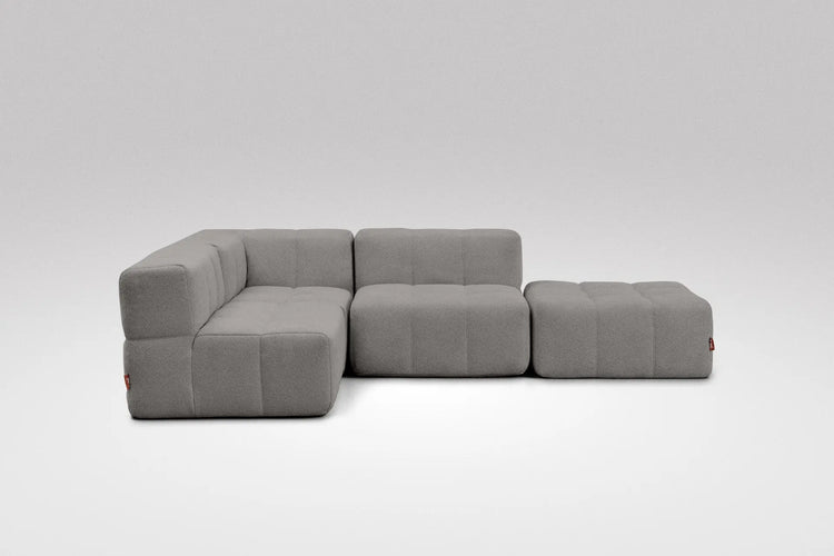 4 Teiliges Modulares Sofa – Grau Eeazi