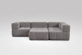 5 Teiliges Modulares Sofa – Grau Eeazi