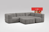 5 Teiliges Modulares Sofa – Grau Eeazi
