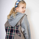 Beige Fleece Hoodie for Kids with Unicorn Applique Infantium Victoria