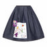 Blue Denim Skirt with Appliqué Infantium Victoria