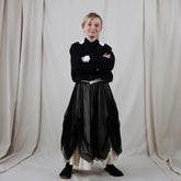 Off-white Maxi Skirt with Tulle Infantium Victoria