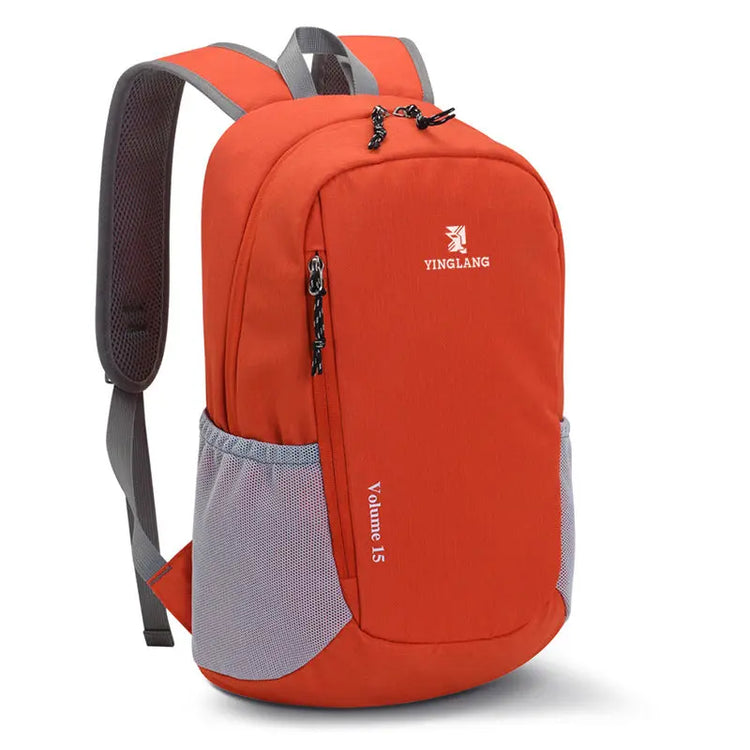 15L Outdoor Leisure Backpack Waterproof & Lightweight, Large Capacity Daypack for Hiking/Camping/Travel WAUTTON