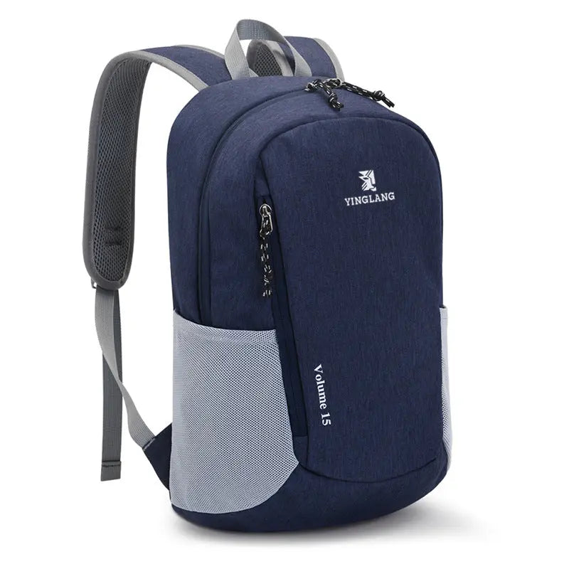 15L Outdoor Leisure Backpack Waterproof & Lightweight, Large Capacity Daypack for Hiking/Camping/Travel WAUTTON