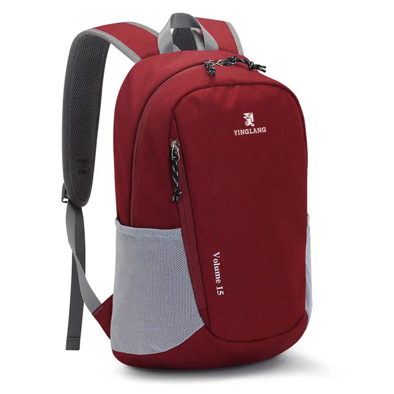 15L Outdoor Leisure Backpack Waterproof & Lightweight, Large Capacity Daypack for Hiking/Camping/Travel WAUTTON