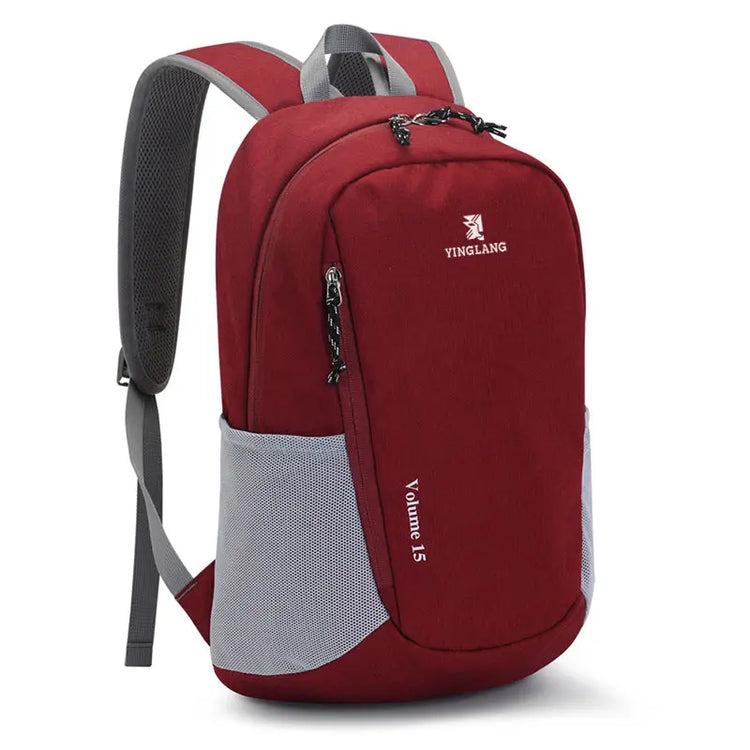15L Outdoor Leisure Backpack Waterproof & Lightweight, Large Capacity Daypack for Hiking/Camping/Travel WAUTTON