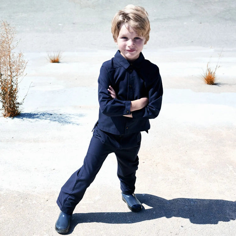 Black Dress Shirt Infantium Victoria