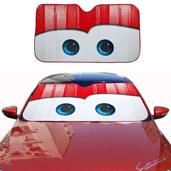 6 Colors Eyes Heated Windshield Sunshade Car Window Windscreen Cover Sun Shade Auto Sun Visor Car-covers Car Solar Protection OBA
