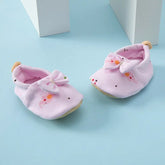 Summer Hot Selling Baby Simple Cartoon Print Soft Sole Anti-slip Shoes with Cotton Fabric MyKids-USA