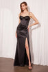 Fitted Dress With A Sweetheart Neckline And Thin Straps Tux-USA